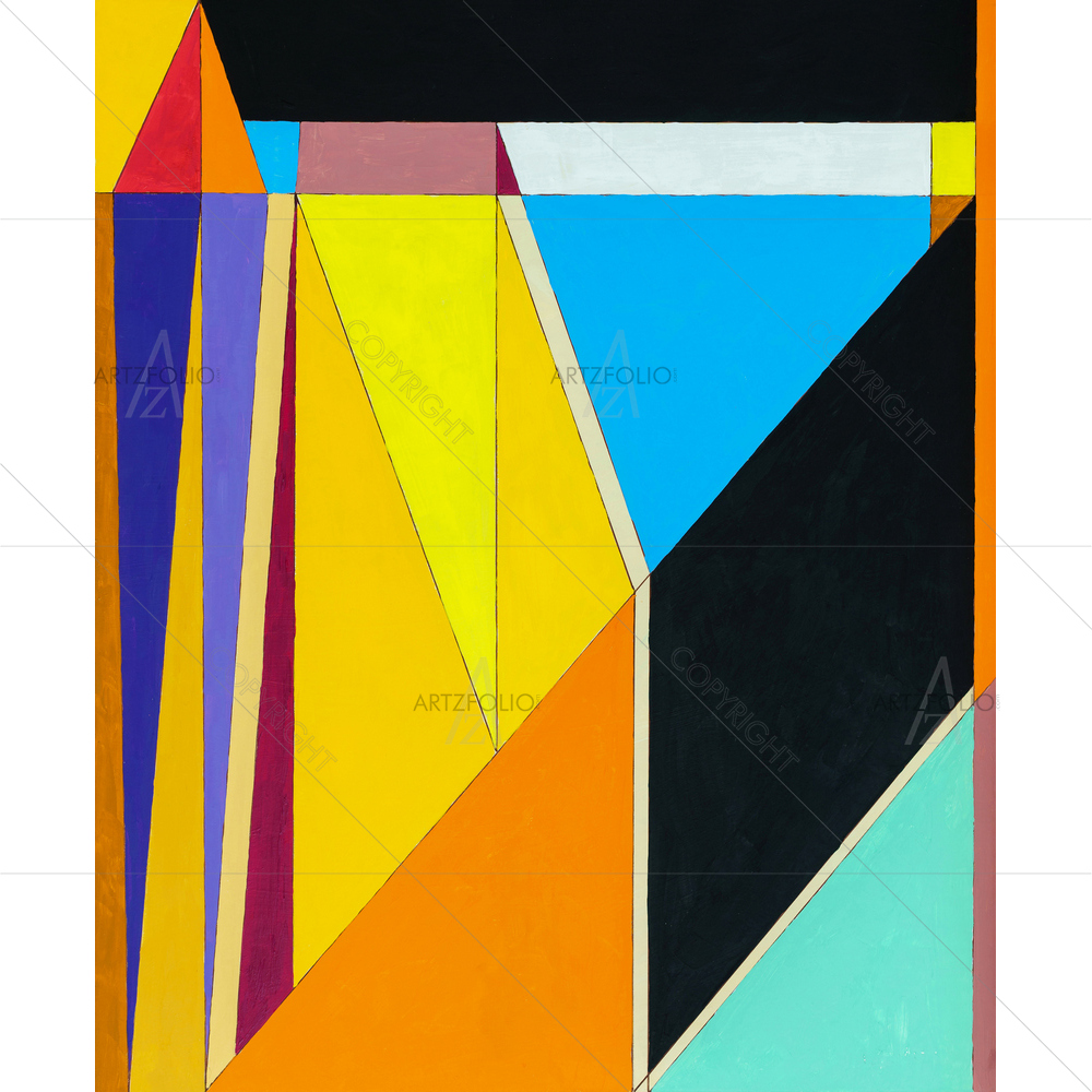 Colorful Geometry — Abstract custom art by ArtzFolio