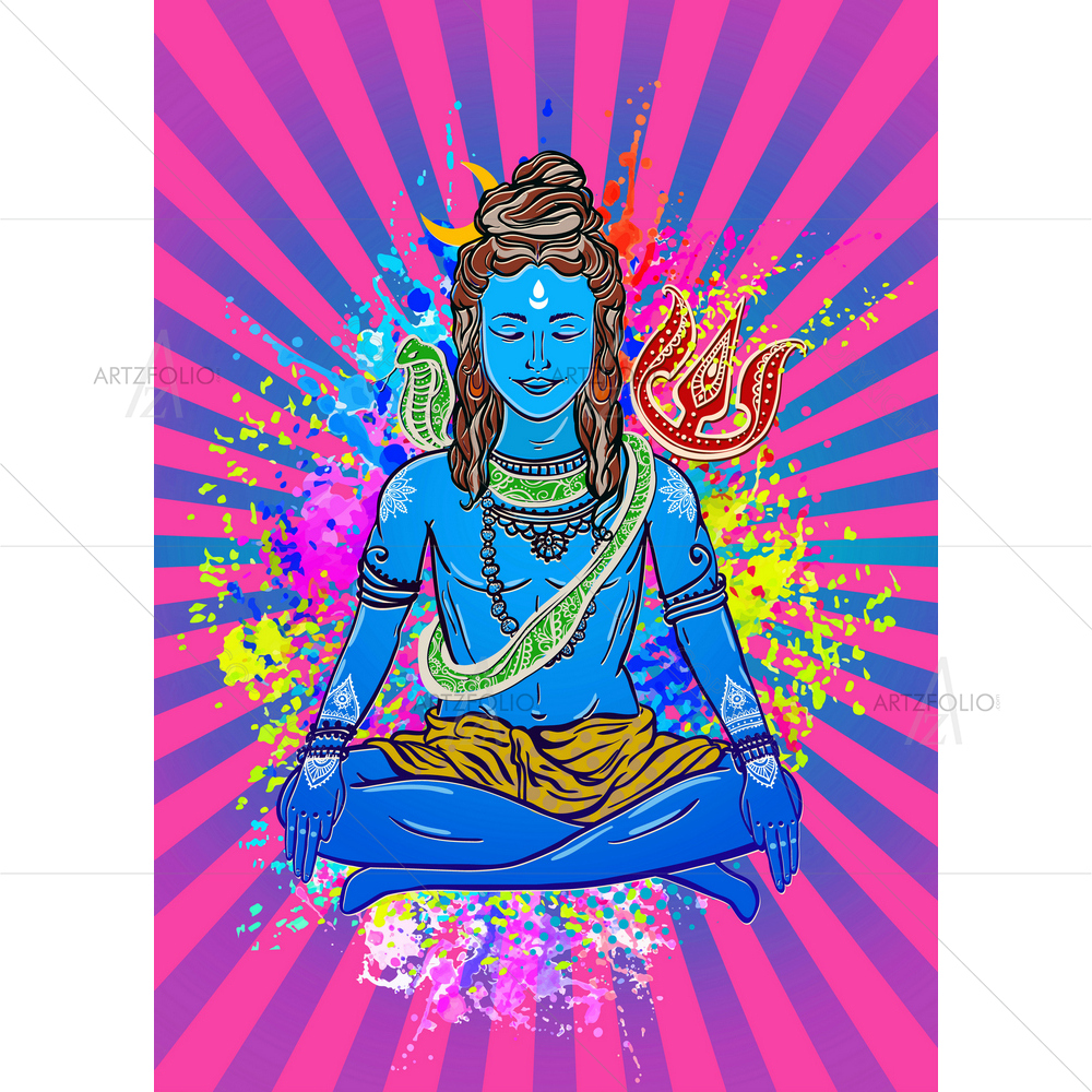 Holi Spring Festival — custom-size art design 5011527