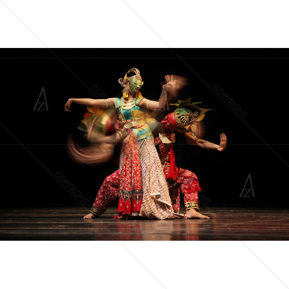 Tari Topeng Panji — Culture custom art by ArtzFolio