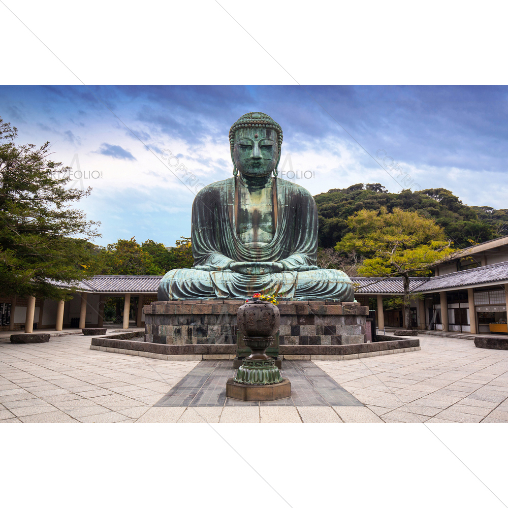 Bronze Lord Buddha, Japan — Devotional custom art by ArtzFolio
