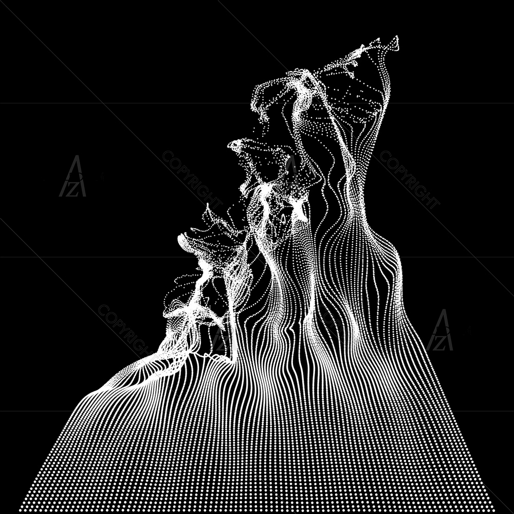 Abstract Water Splash D1 — custom-size art design 5011551