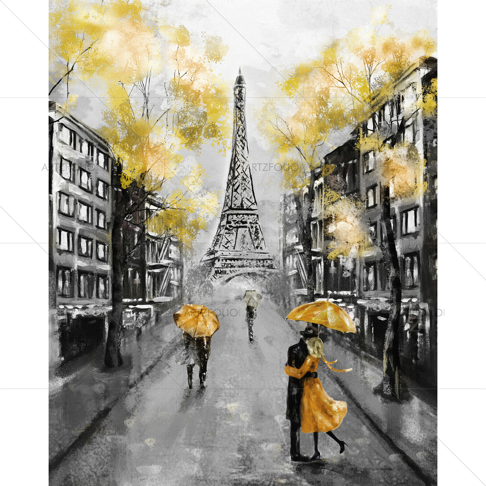 Paris Landscape D1 — custom-size art design 5011581
