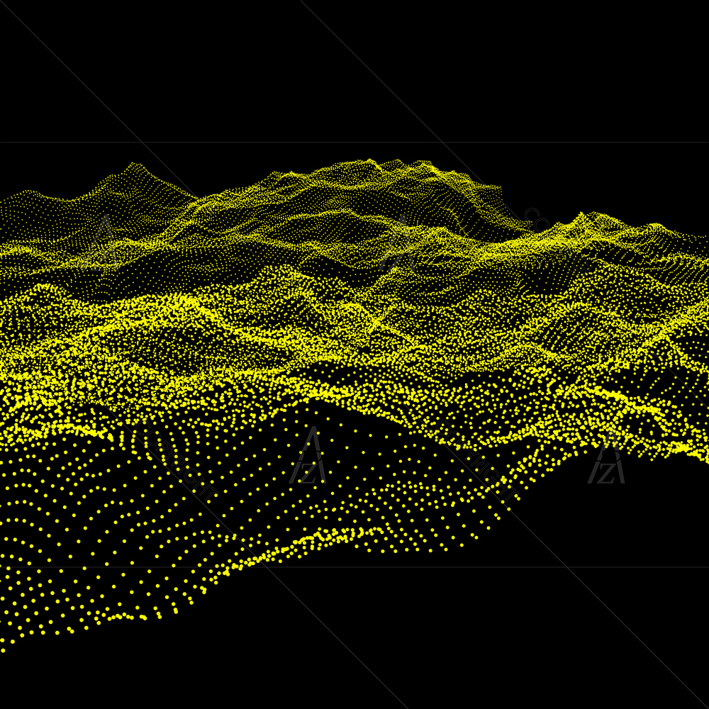 Abstract Particles D2 — custom-size art design 5011620