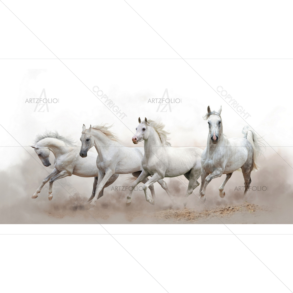 Arabian Horses — custom-size art design 5011623