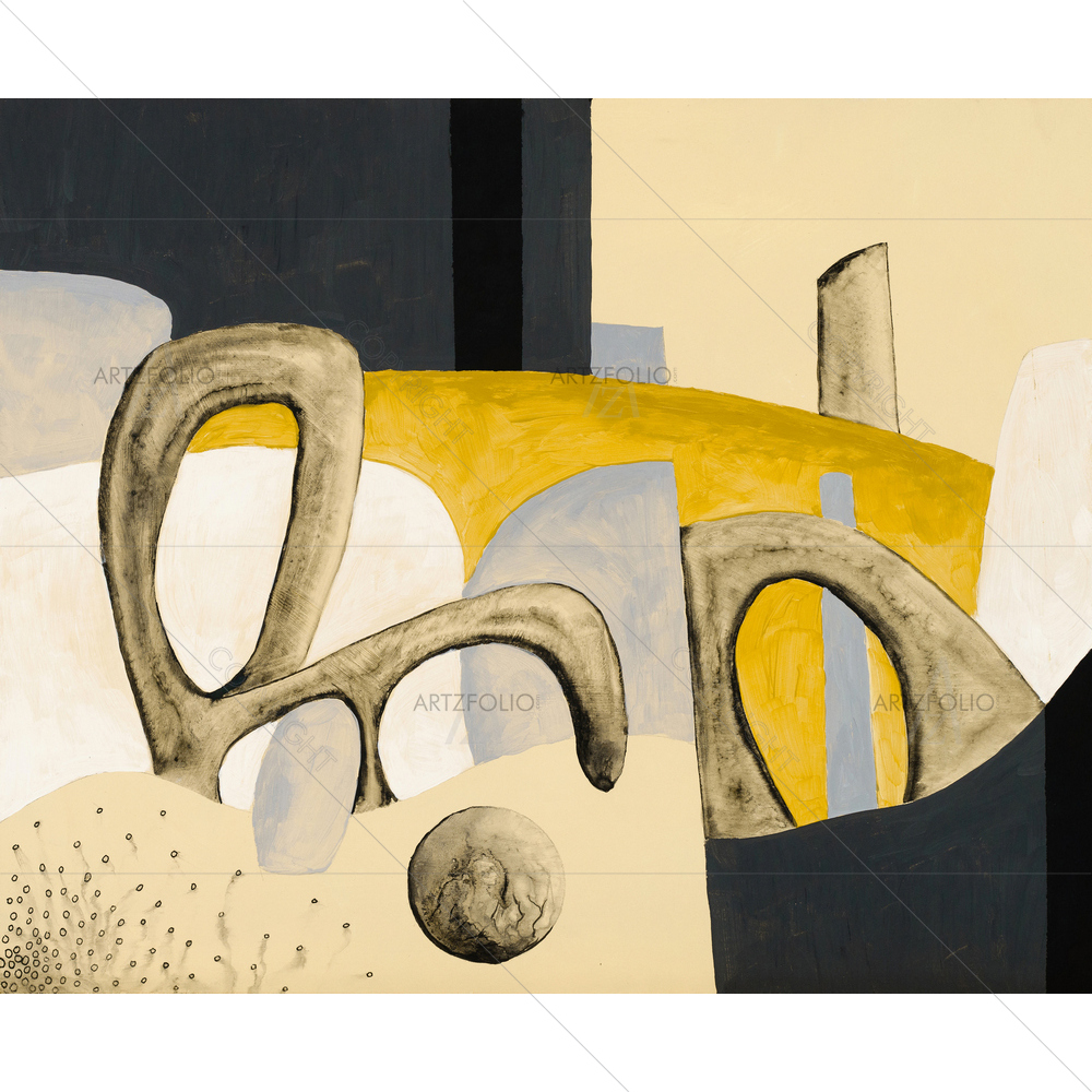 Biomorphic Shapes — Abstract custom art by ArtzFolio