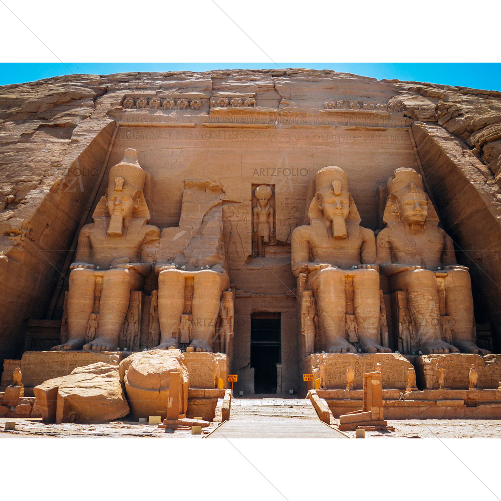 Abu Simbel Temple, Aswan, Egypt — custom-size art design 5011647