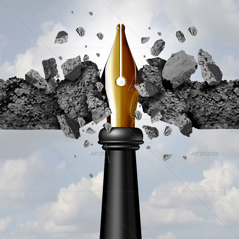 Image of Pen — Calligraphy custom art by ArtzFolio