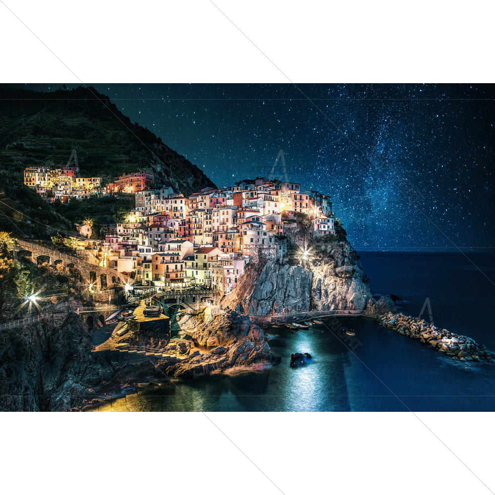 Manarola Village, Italy — custom-size art design 5011674