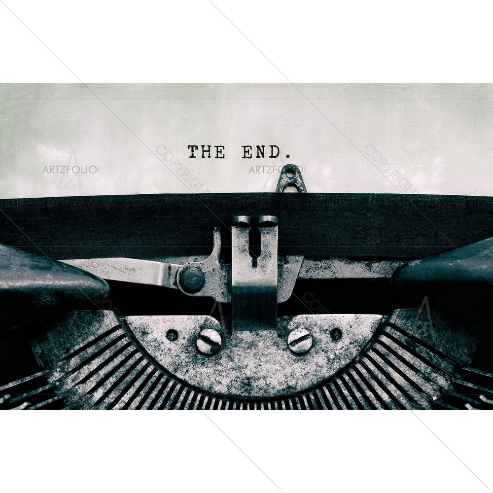 Vintage Typewriter Image — Books custom art by ArtzFolio