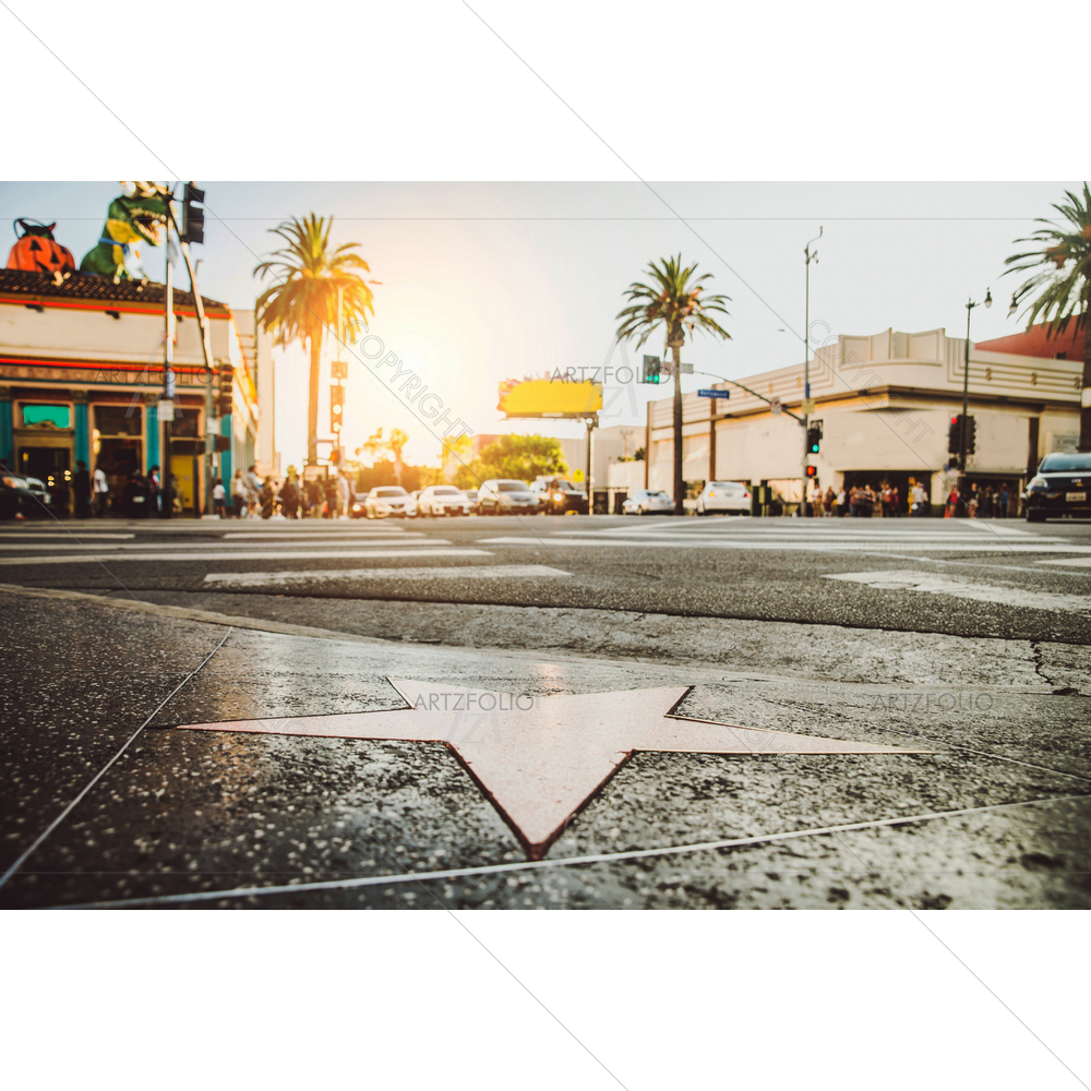 Walk Fame on Hollywood Boulevard D1 — custom-size art design 5011687