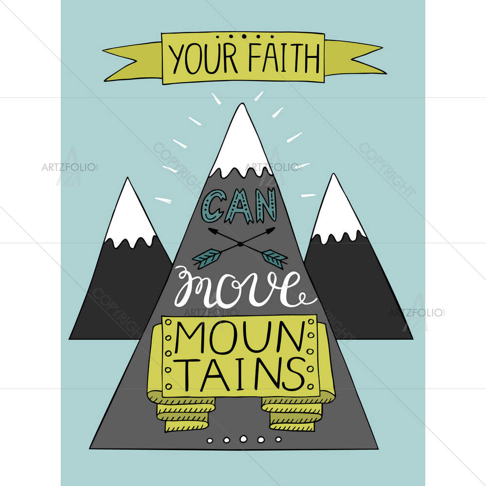 Faith Biblical Verse — custom-size art design 5011698