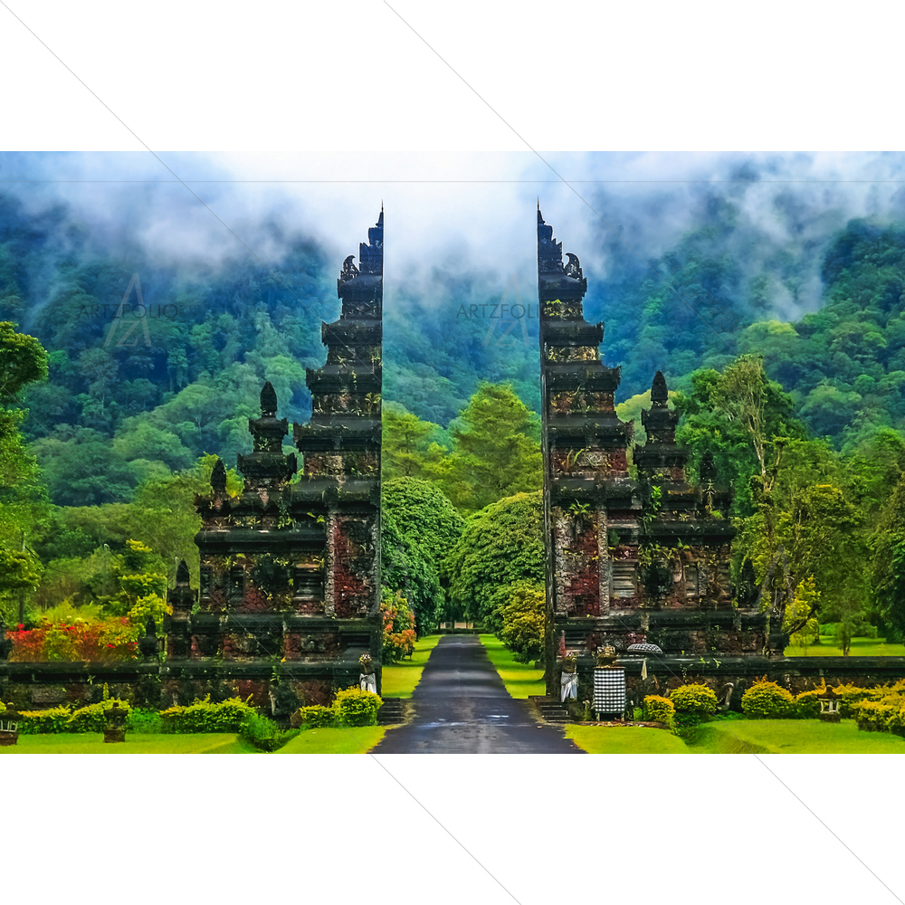 Hindu Temple, Bali, Indonesia — custom-size art design 5011700