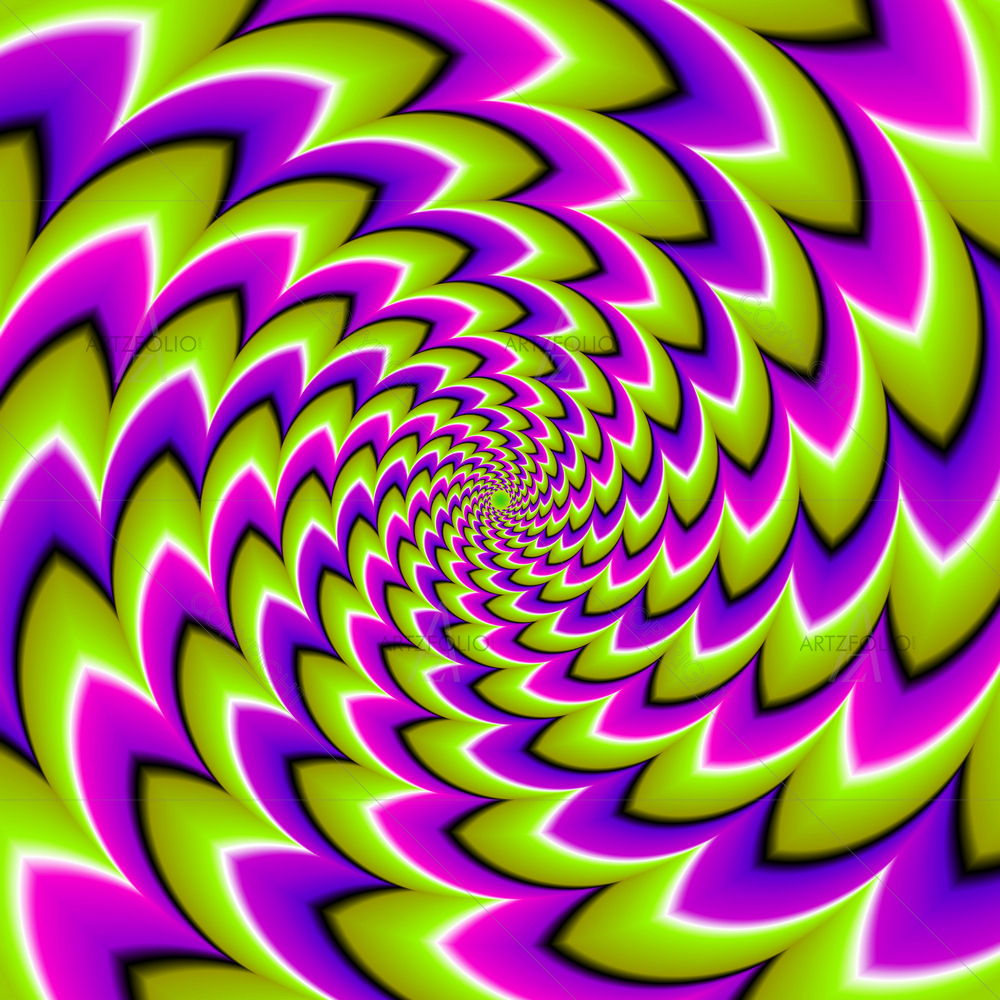 Spiral Illusion — custom-size art design 5011701