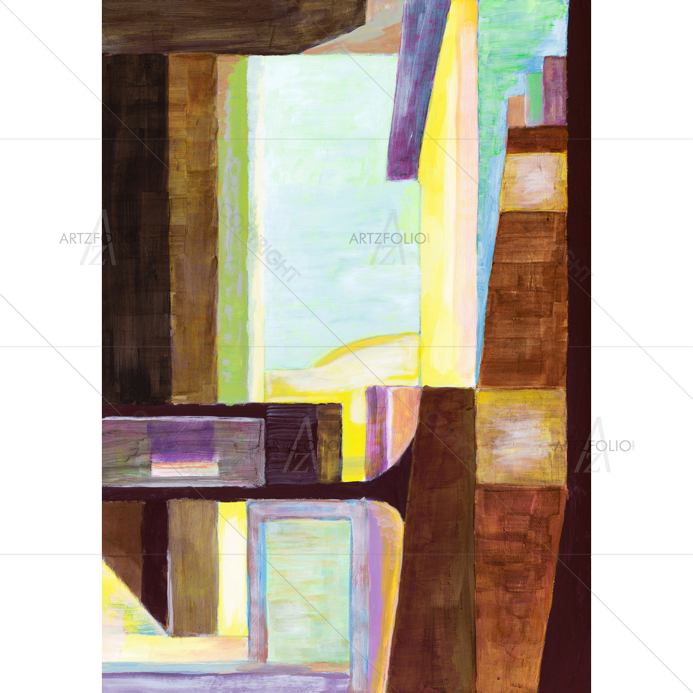 Abstract Architecture D3 — custom-size art design 5011730