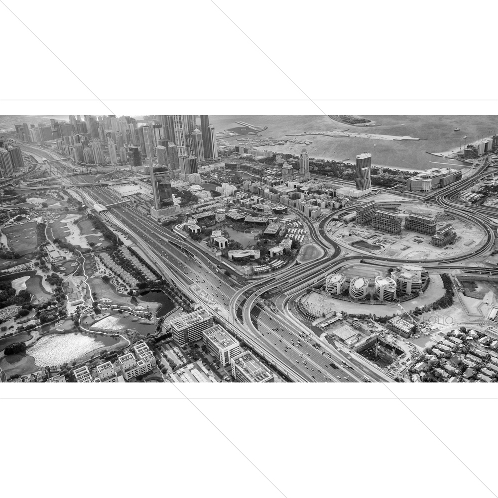 Downtown Dubai — Architecture custom art by ArtzFolio
