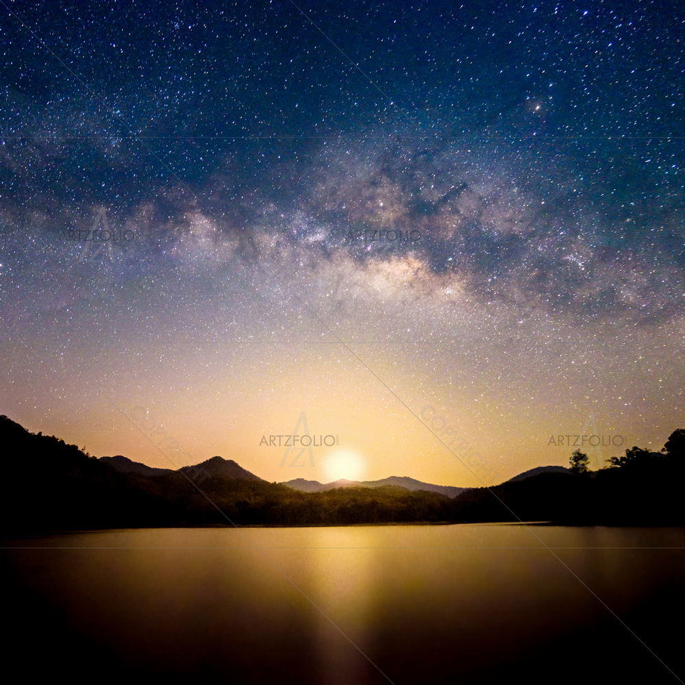 Landscape, Chiang Mai, Thailand — Astronomy custom art by ArtzFolio