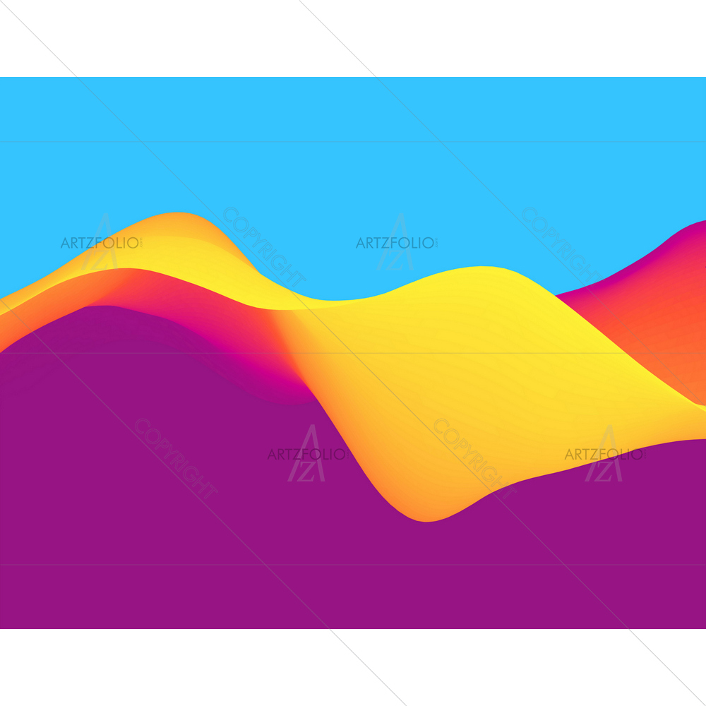 3D Moving Colorful Abstract — custom-size art design 5011745