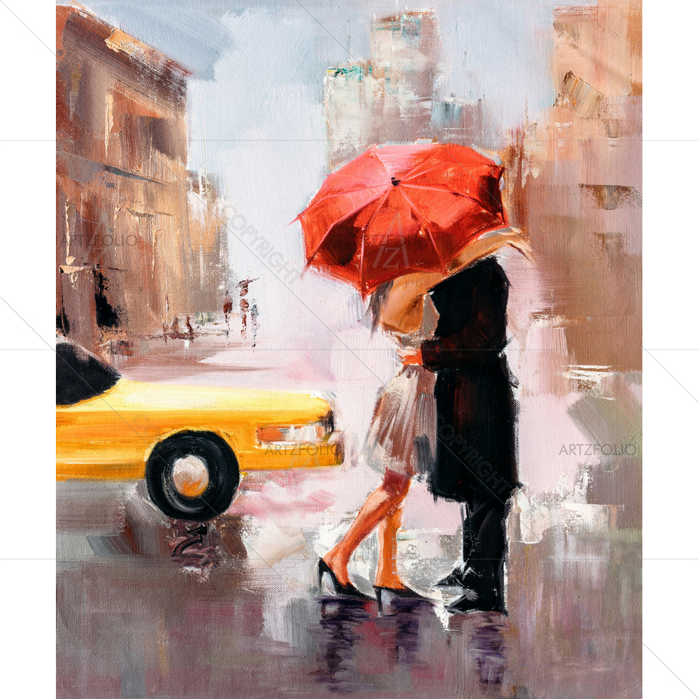 Dating Couple — custom-size art design 5011758
