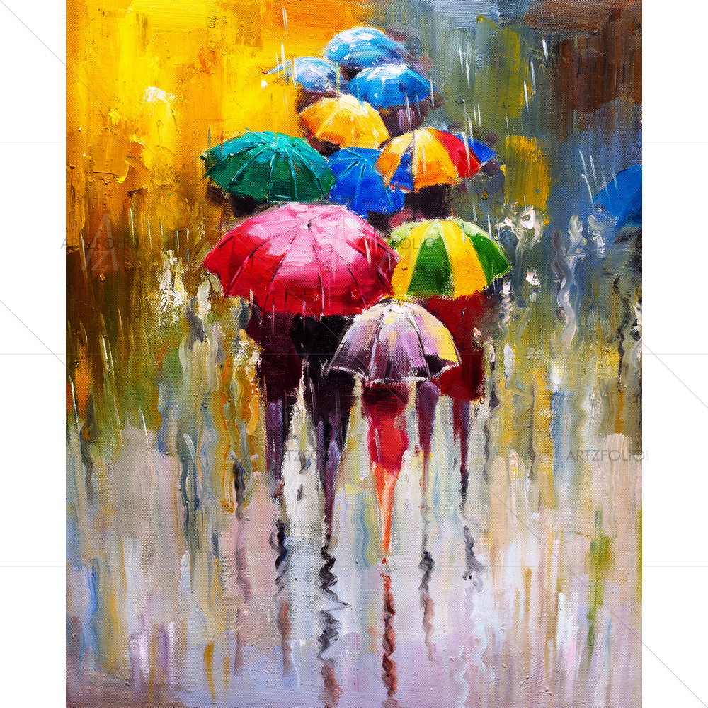 Rainy Day — Abstract custom art by ArtzFolio