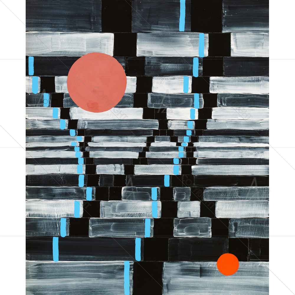 Abstract Receding Stripes — custom-size art design 5011805