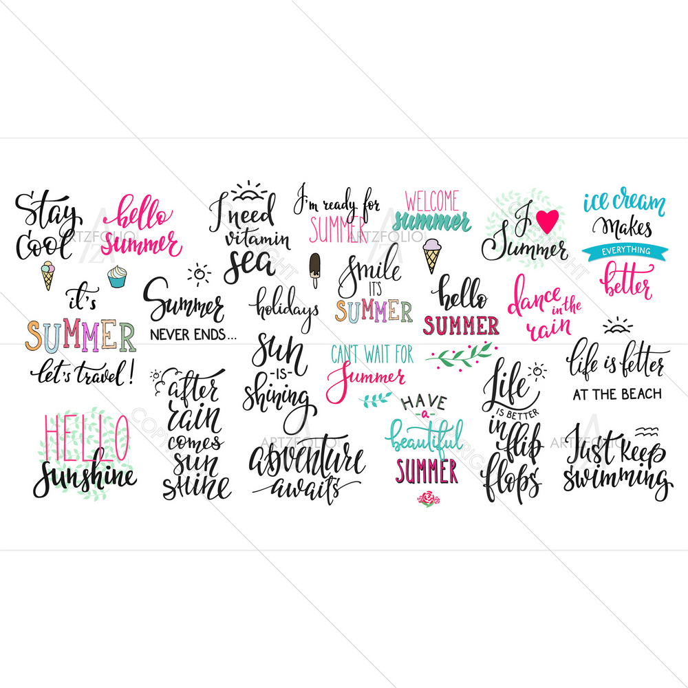 Summer Signs D1 — custom-size art design 5011837