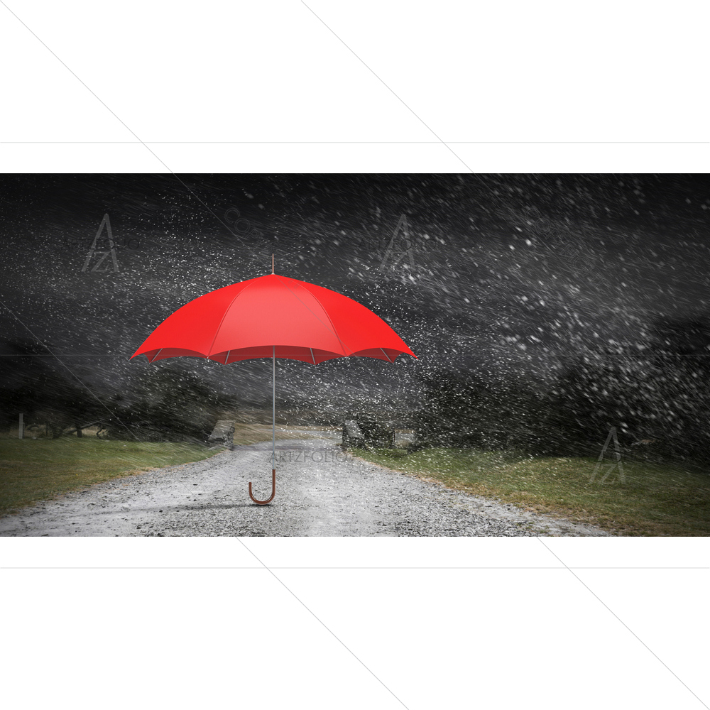 Colorful Umbrella Image — Landscapes custom art by ArtzFolio