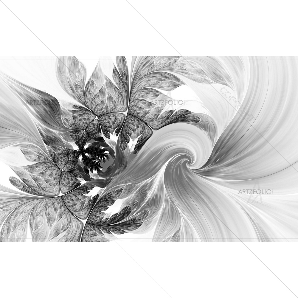 Abstract Fractal Spiral D3 — custom-size art design 5011871