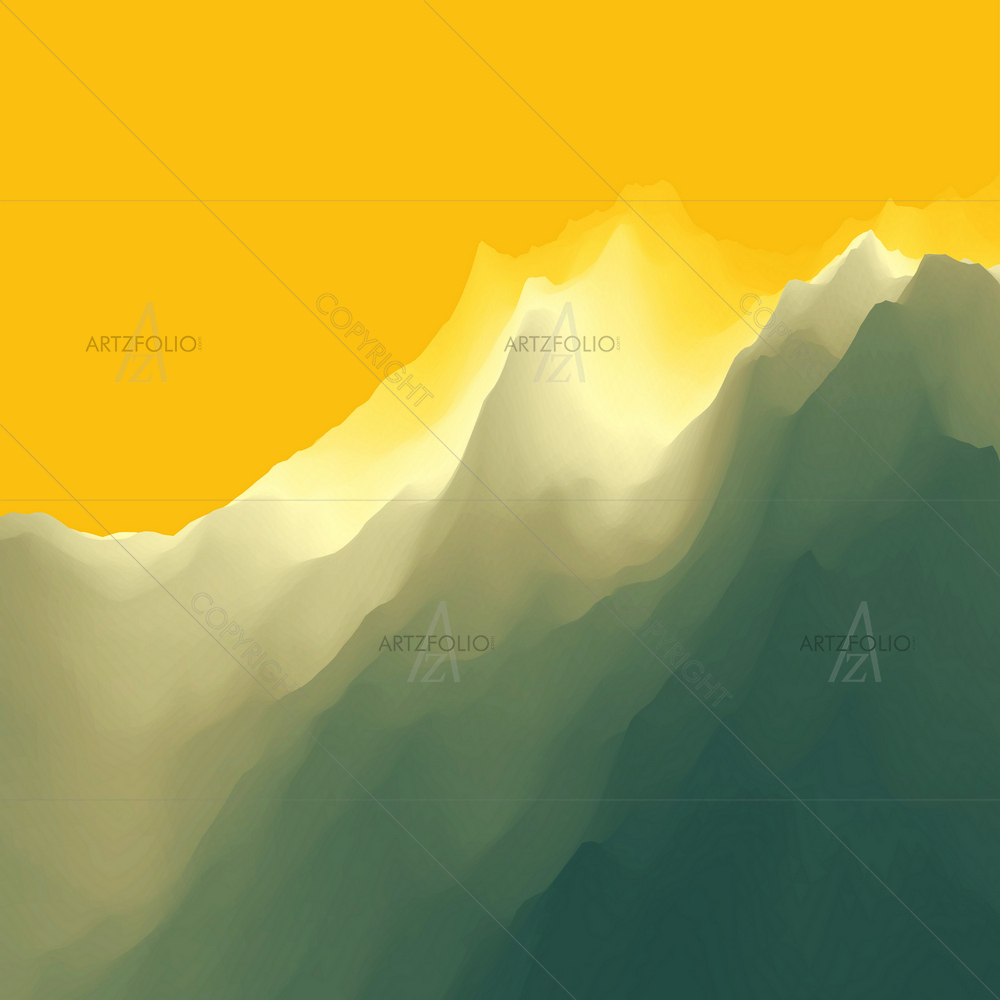 Mountainous Terrain — Devotional custom art by ArtzFolio
