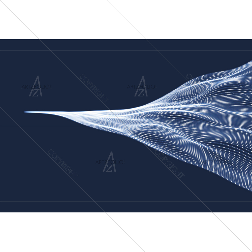 3D Abstract Particles D3 — custom-size art design 5011918
