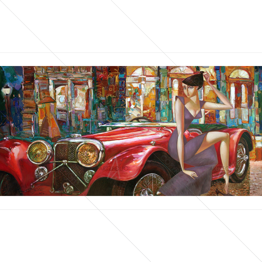 Lights of Big City — custom-size art design 5011937