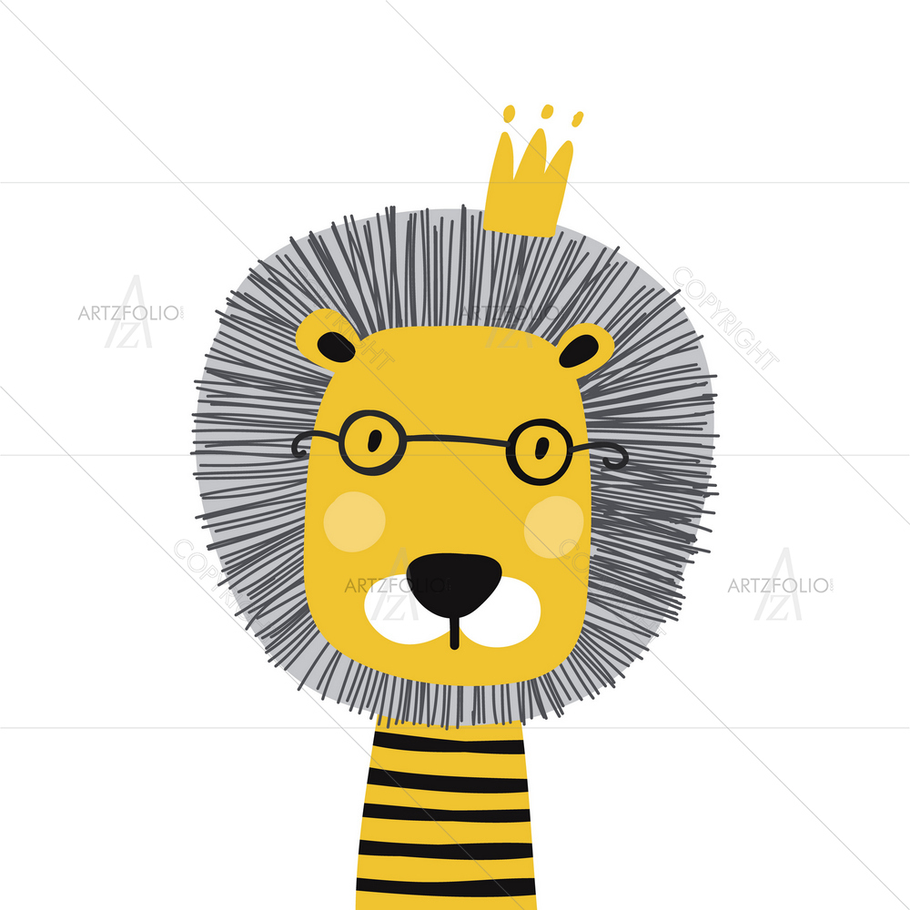 Image of Lion D1 — custom-size art design 5011961