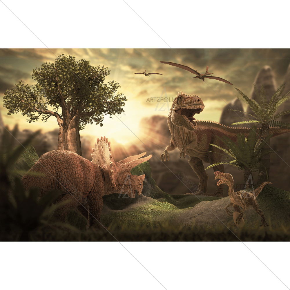 3D Dinosaur D1 — custom-size art design 5011962