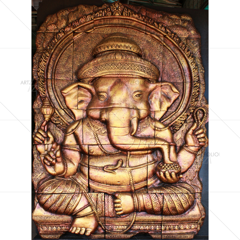 Thai Local Clay Sculpture Portrait — custom-size art design 5011964