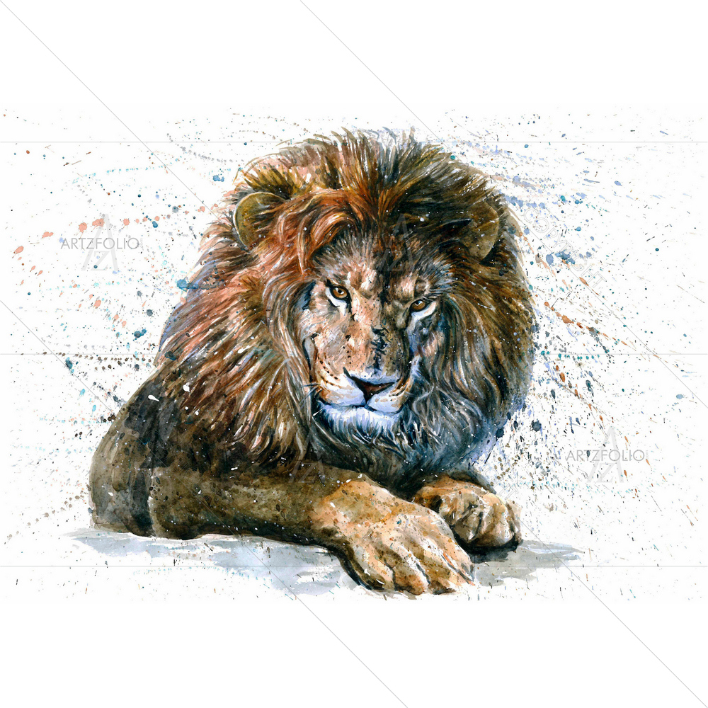 Image of Lion D2 — custom-size art design 5011991