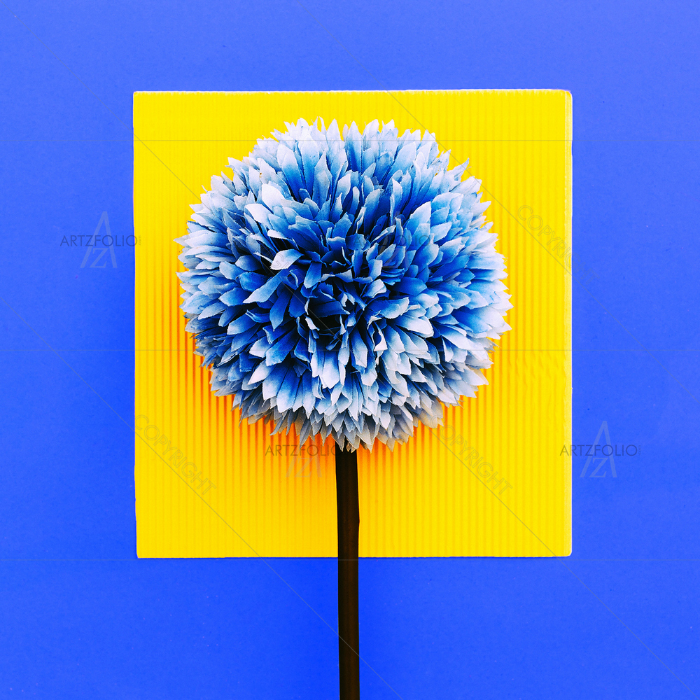 Flower Minimal Art — Botanical custom art by ArtzFolio