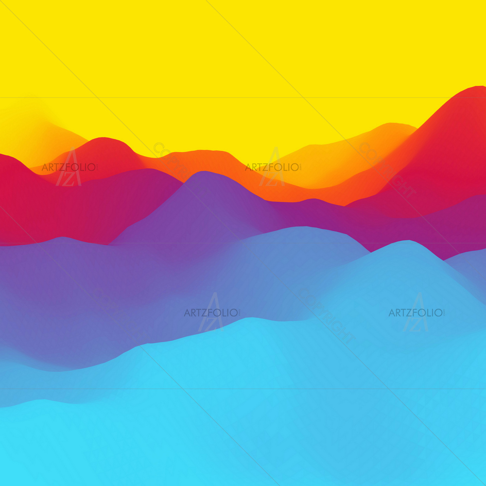 3D Abstract Wavy Pattern D2 — custom-size art design 5012020
