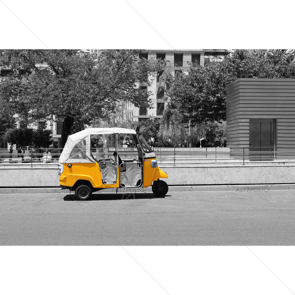 Three Wheel Mini Car — custom-size art design 5012064