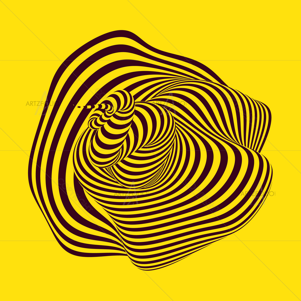 3D Abstract Optical Illusion D2 — custom-size art design 5012068