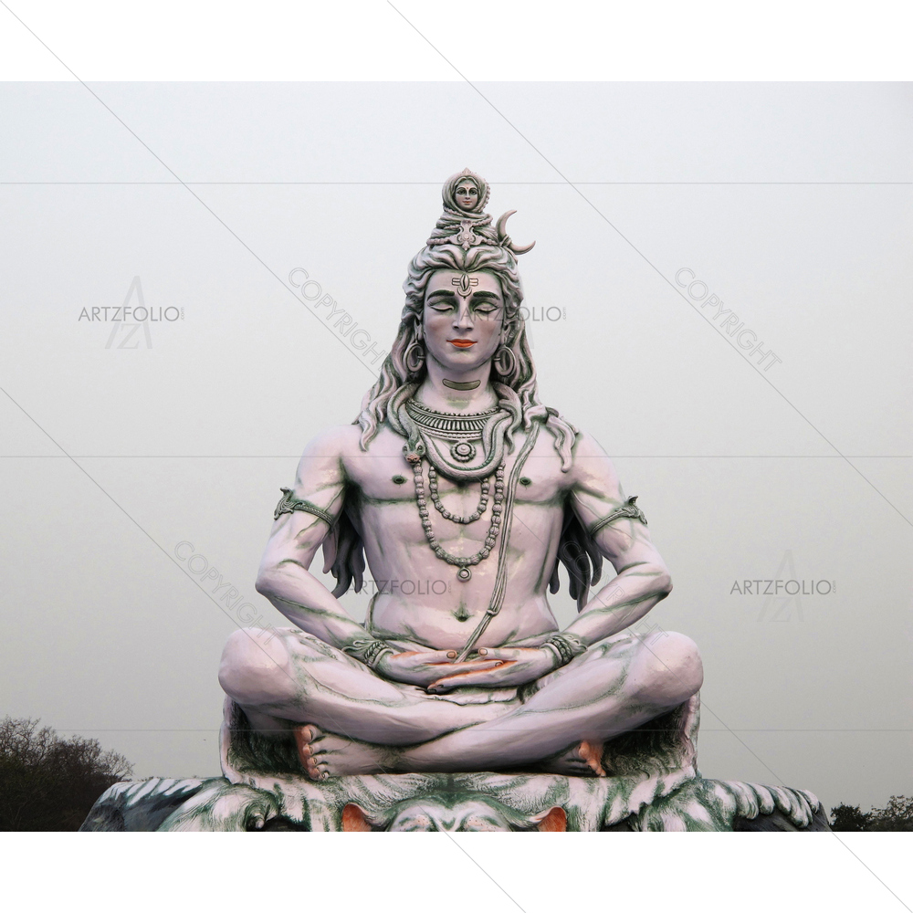 Grey God Shiva — custom-size art design 5012076