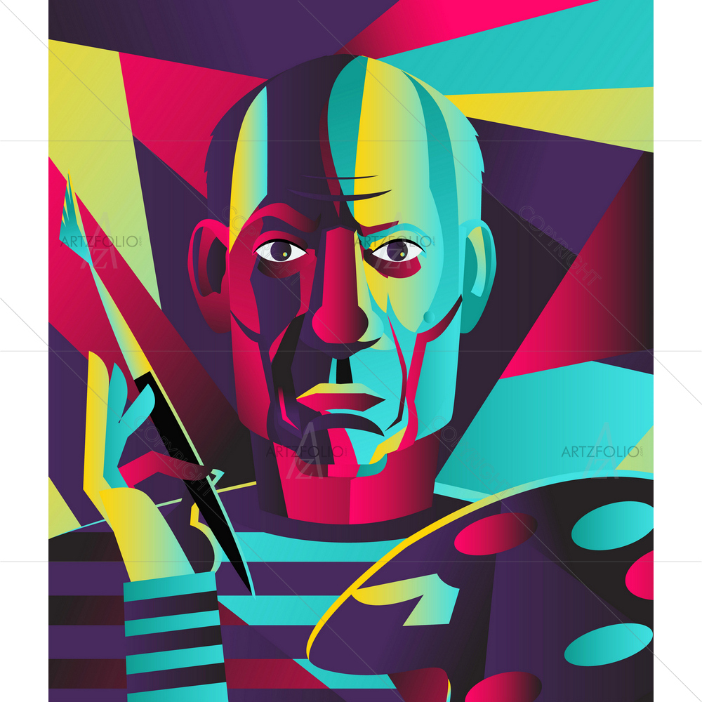 Pablo Picasso, Spanish Painter — custom-size art design 5012077