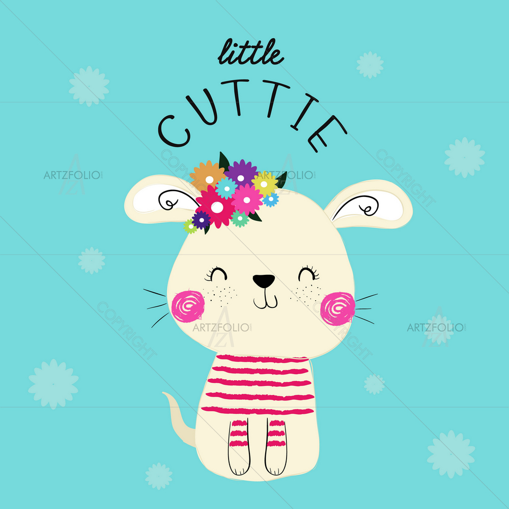 Little Puppy — custom-size art design 5012080