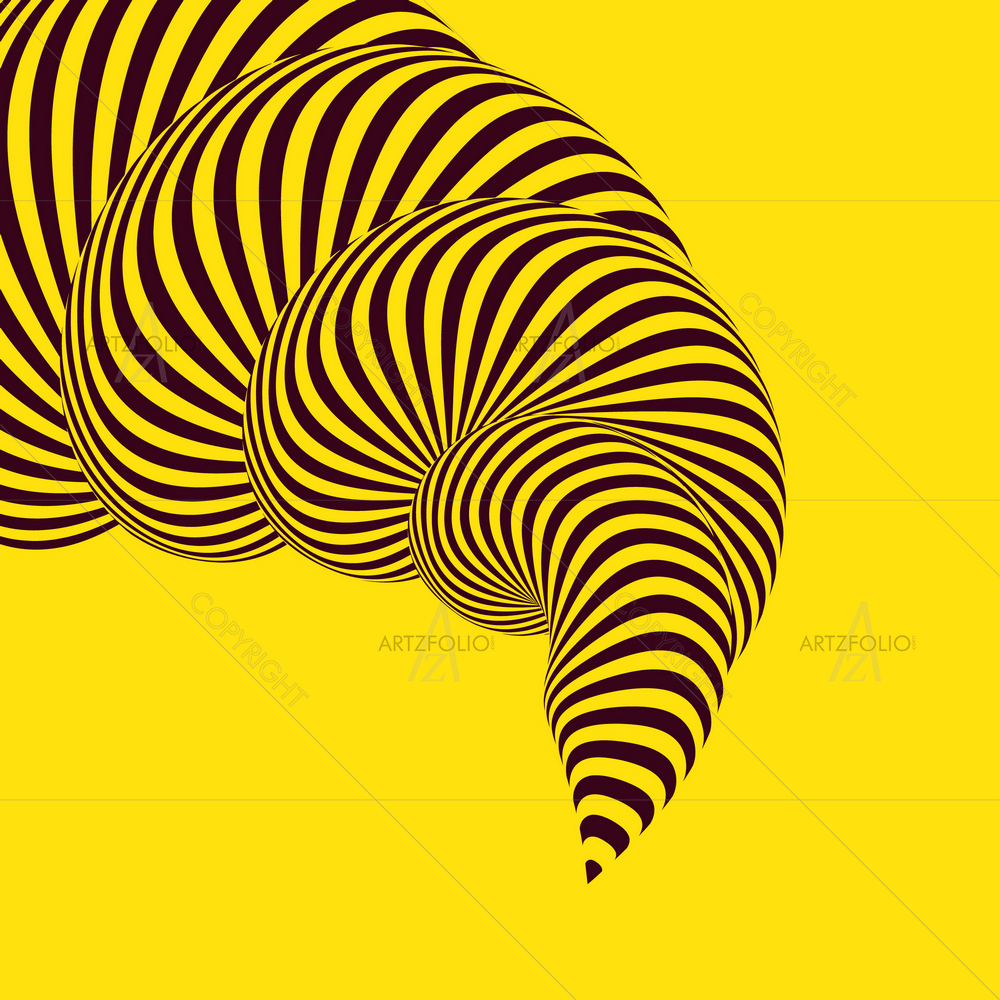 3D Abstract Tunnel D2 — custom-size art design 5012084
