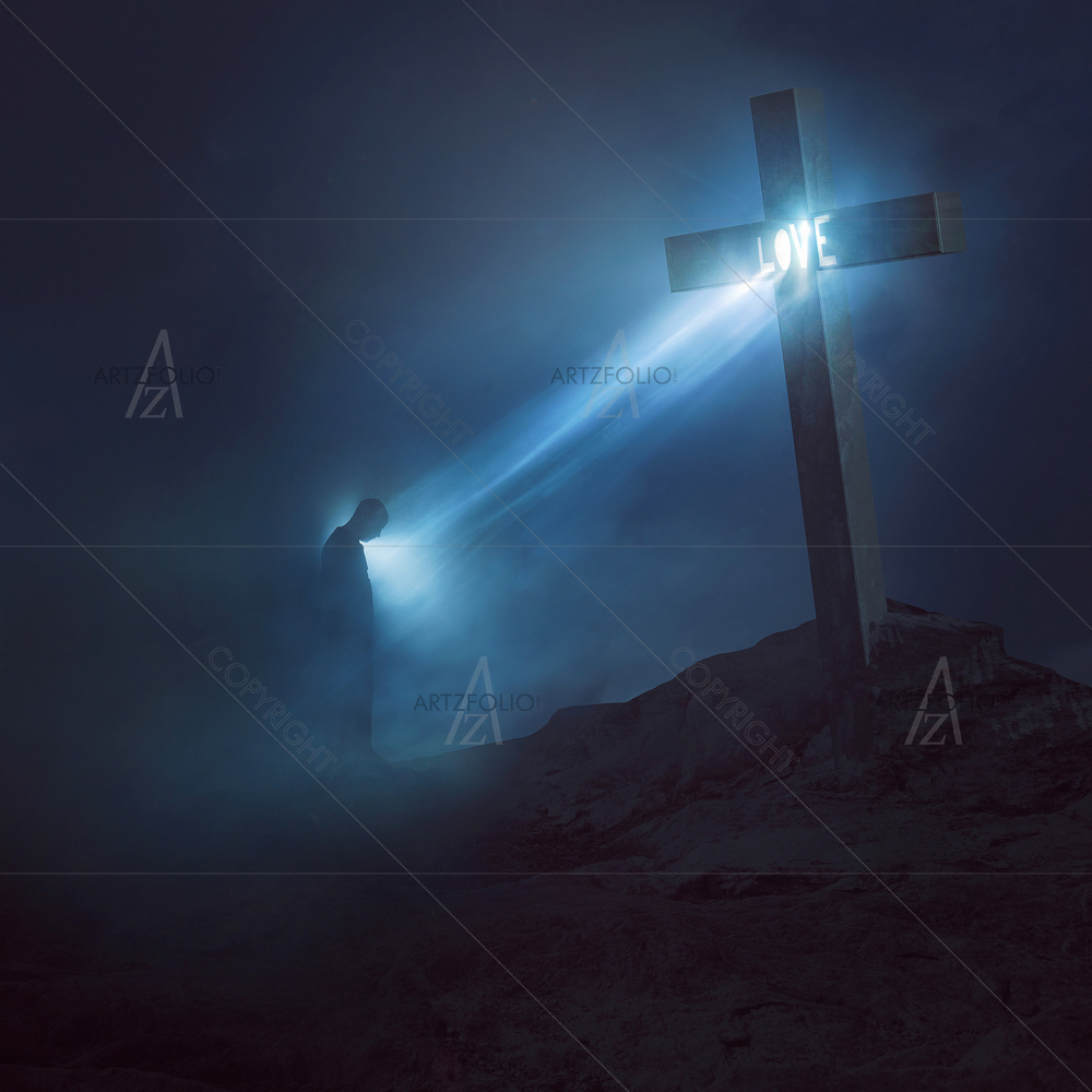 Lights From Cross — custom-size art design 5012098