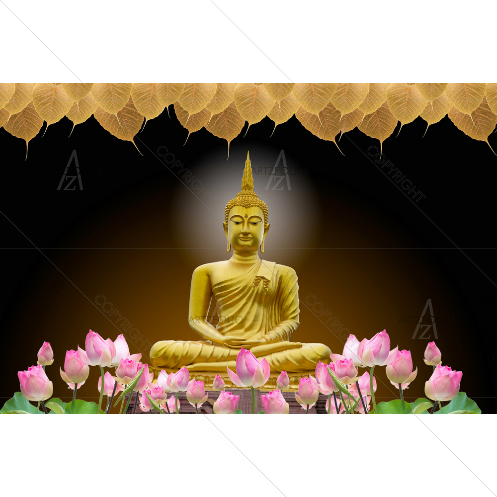 Golden Lord Buddha D8 — custom-size art design 5012100