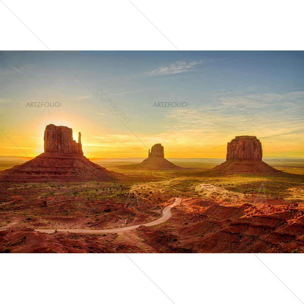 Mountain Valley, Arizona, USA — Fluid marble custom art by ArtzFolio