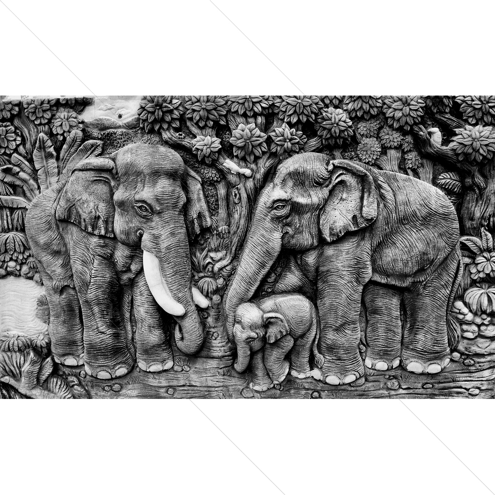 Thai Elephant, Thailand — custom-size art design 5012138