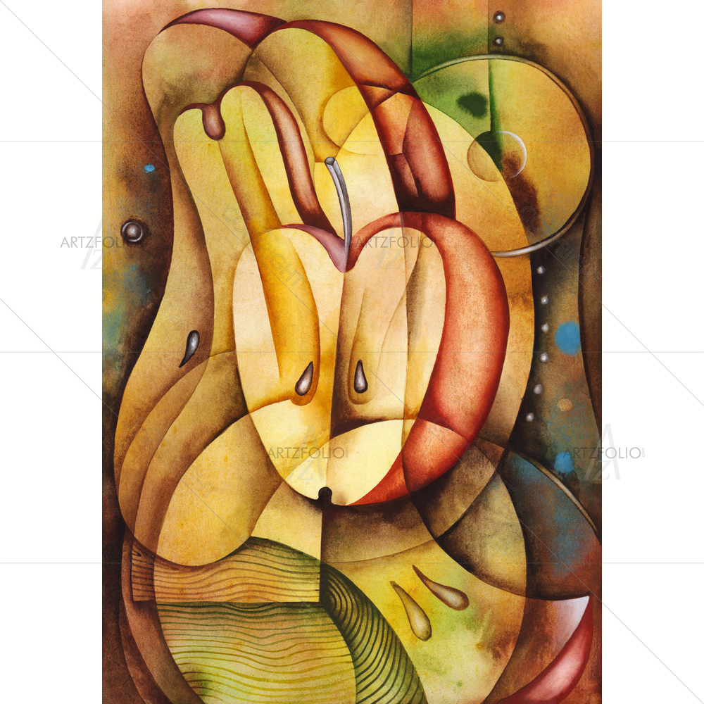 Cubistic Still Life D2 — Cubism custom art by ArtzFolio