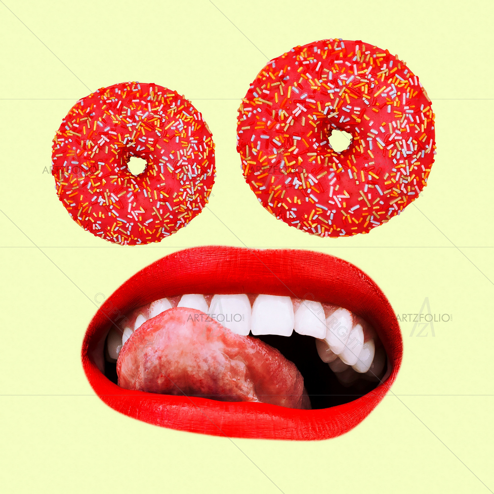 Donut Lover — Portraits custom art by ArtzFolio