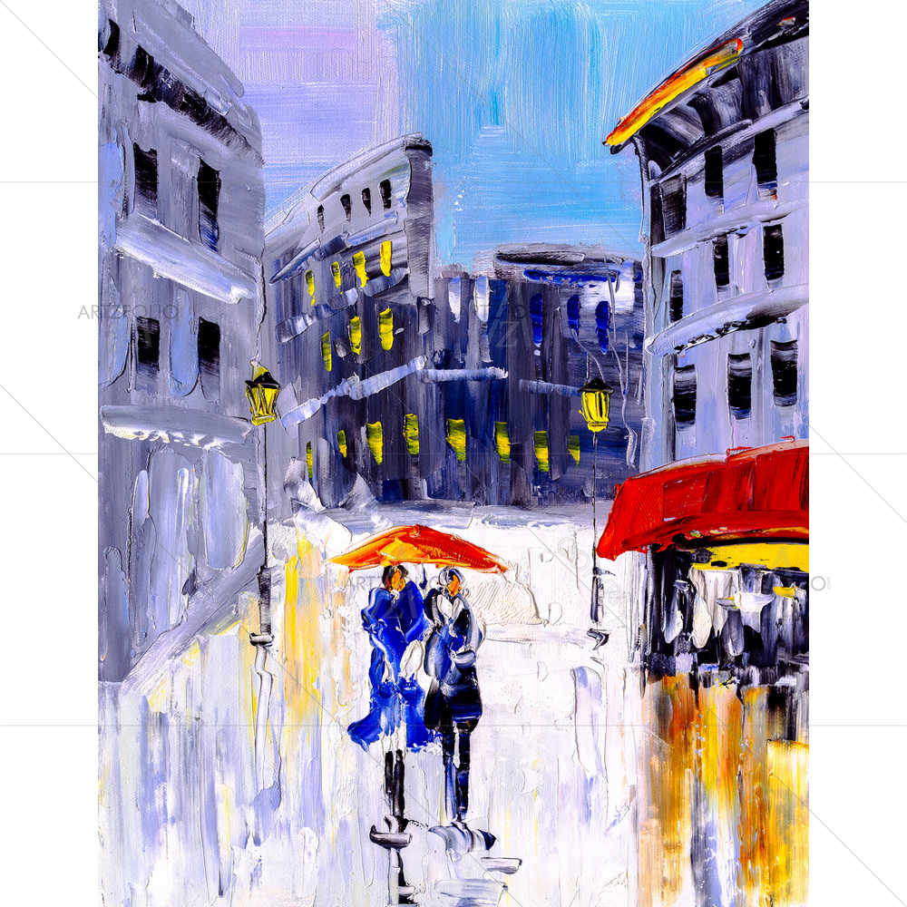 City View Italy — Abstract custom art by ArtzFolio