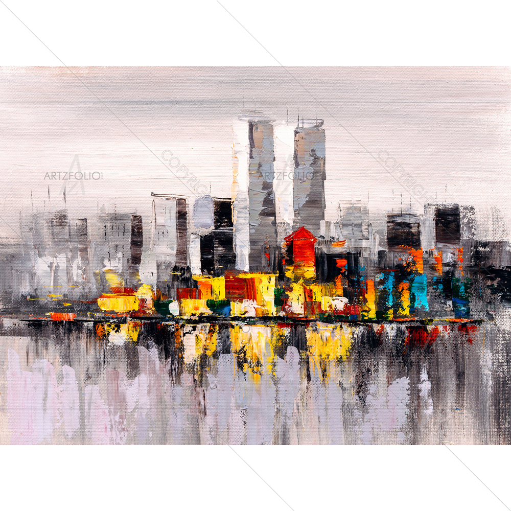 City View of New York D1 — American custom art by ArtzFolio